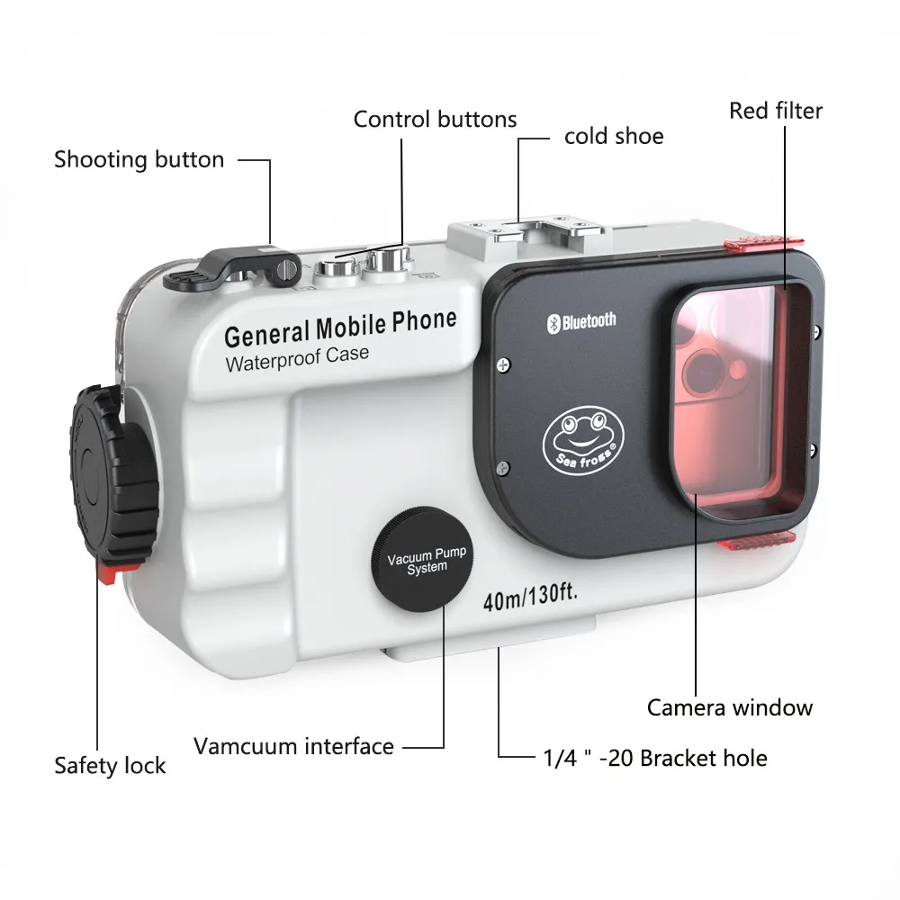 Universal Bluetooth Underwater Waterproof Diving