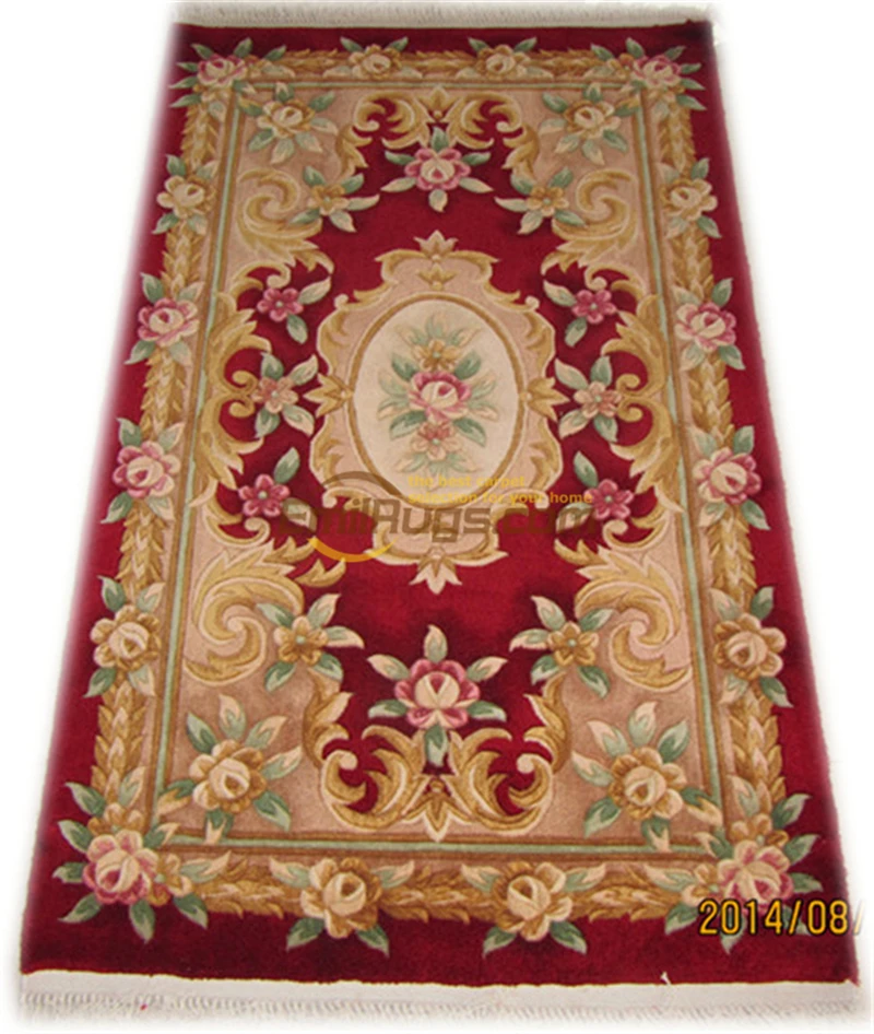 

French Savonnerie Hand Knotted Wool Oriental Rug Runner Carpet Room Floor Decoration Runner Fashion Living Room Indoor