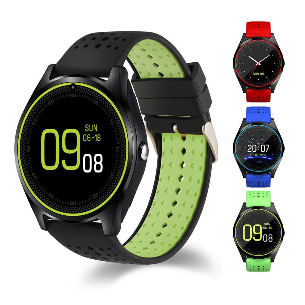 696 Bluetooth Смарт часы V9 спортивные часы шагомер с камерой SIM TF Smartwatch для Android смартфонов Россия PK DZ09 GT08 A1