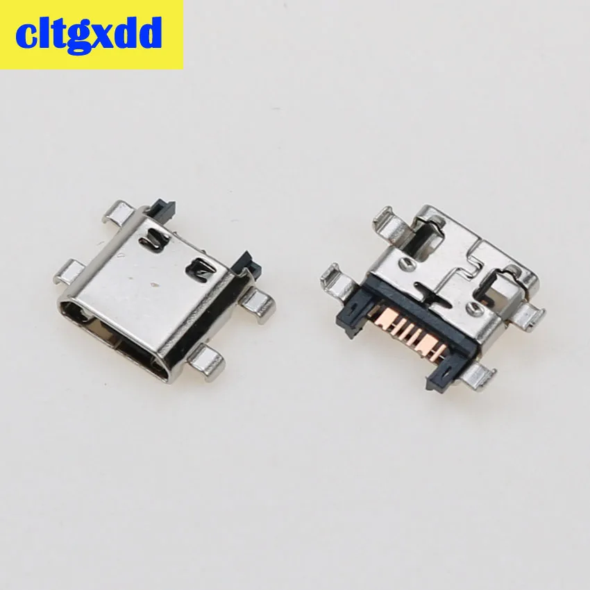 100 шт. микро USB 7Pin разъем для зарядки Хвостовая розетка порт передачи данных Samsung