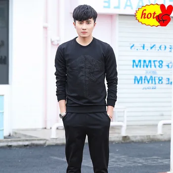 

New Men Sweater Fashion Elephant Embroidery Man Sweater Autumn And Winter Round Collar Pullovers Knitted Mens Sweater