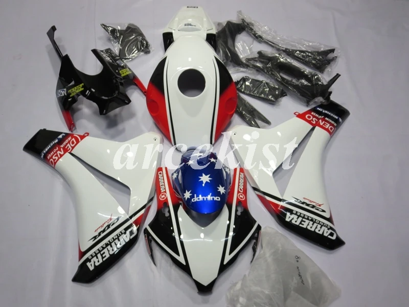 

4 Gifts New ABS ( Injection Mold ) Motorcycle Fairings Bodywork set for Honda CBR1000RR 2008 2009 2010 2011 white custom