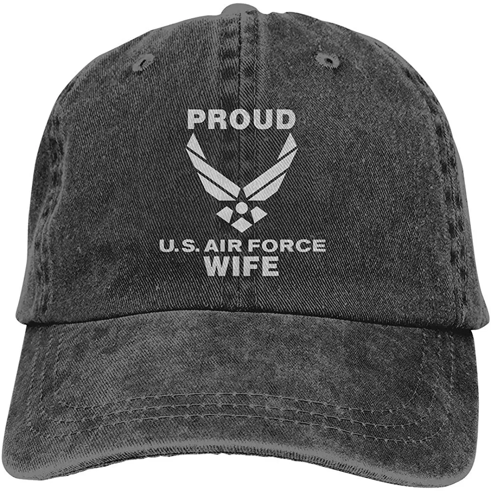 Джинсовая Шляпа Proud Air Force жена Бейсболка Спортивная Кепка Для Взрослых Дальнобойщик головной убор сетчатая Кепка