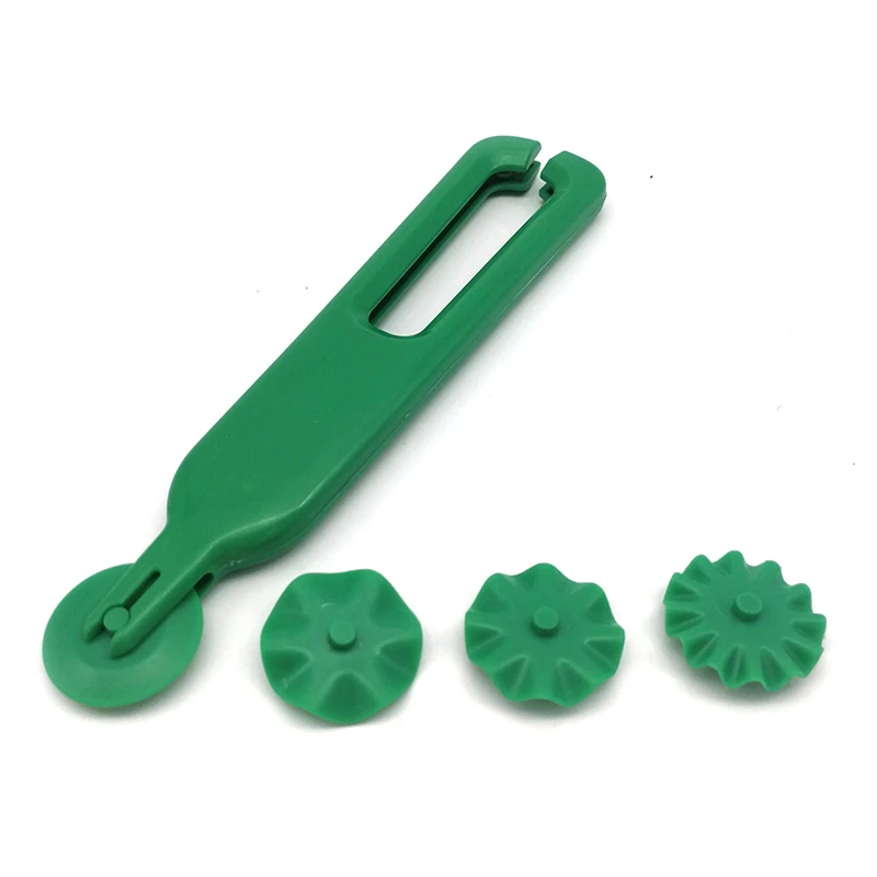 4PcsSet Plastic Pattern Hob Cutter Fondant Roller Knife DIY Pastry Cookie Biscuits Mold Cake Decoration Lace Cutting Mold Tools1