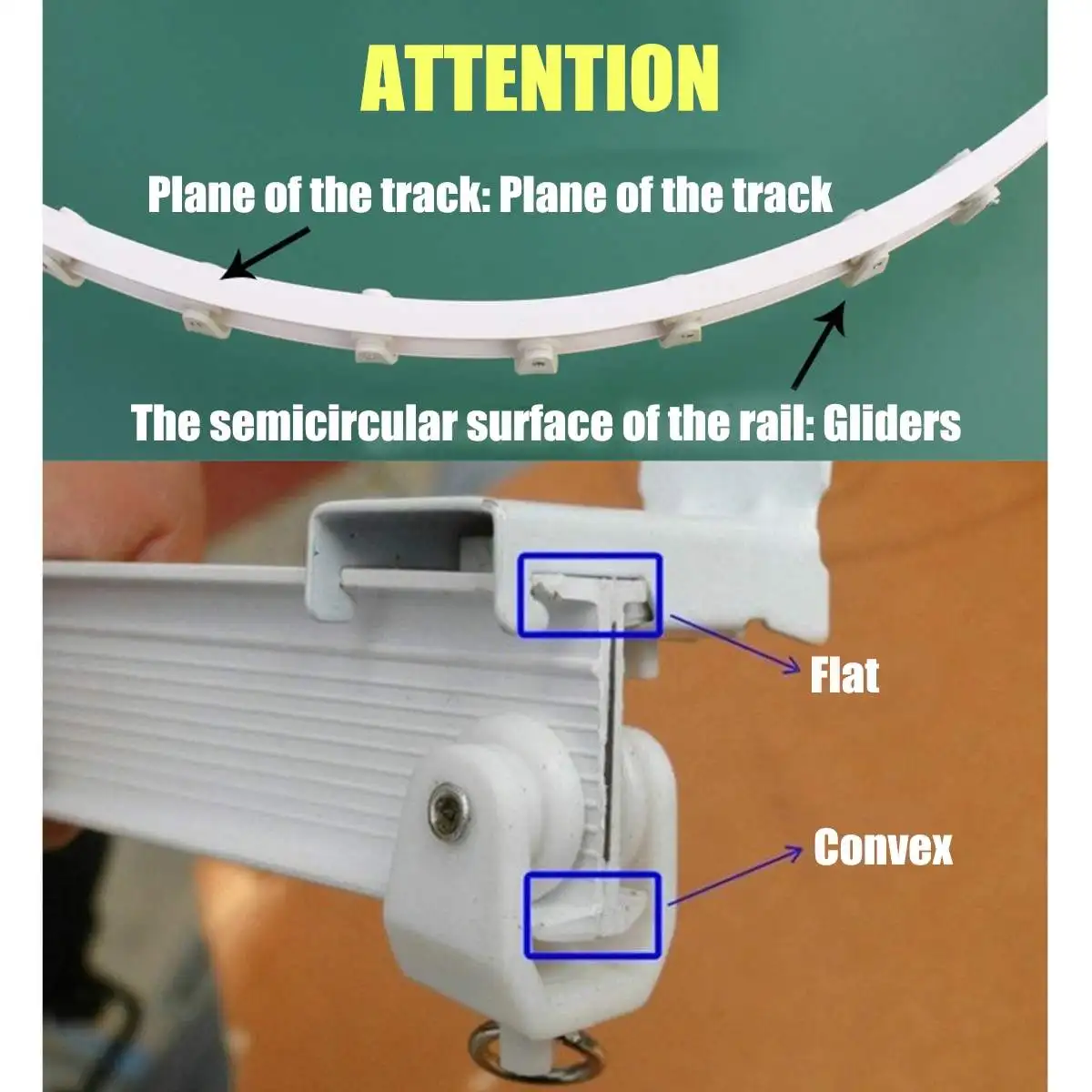 6 m binario per tenda da doccia rai bendablel asta per finestra dritto  curva flessibile soffitto (