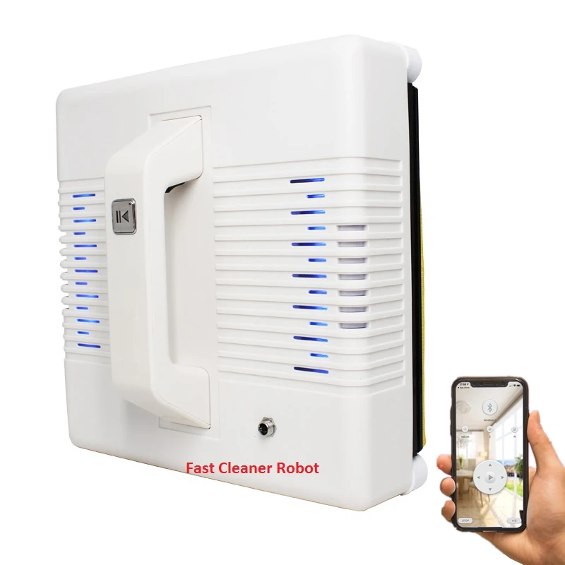  Newest Smartphone App Control Robot Window Cleaner Window Cleaning robot with Anti-fallingRemote Co