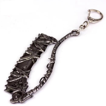 

BLOODBORNE Keychain online game PS4 KeyRing For Men Women Jewelry Pendant Chaveiro Metal Retro PS4 Key Chain hot Wholesale