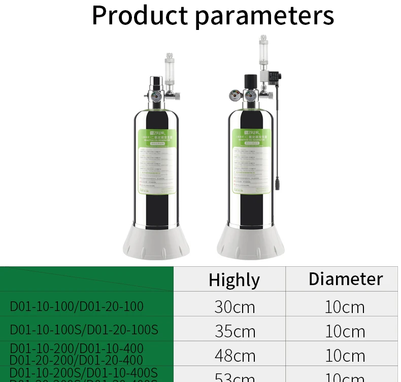 ZRDR аквариум DIY CO2 генераторная система комплект с регулировкой давления воздушного потока воды растений рыб аквариума ValveDiffuserThe реакции