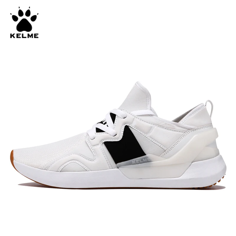 

KELME Mens Sneakers Running Shoes Men Fashion Colorblock Trainers Non-slip Jogging Sport Shoes Men White Sneakers Male 66831217