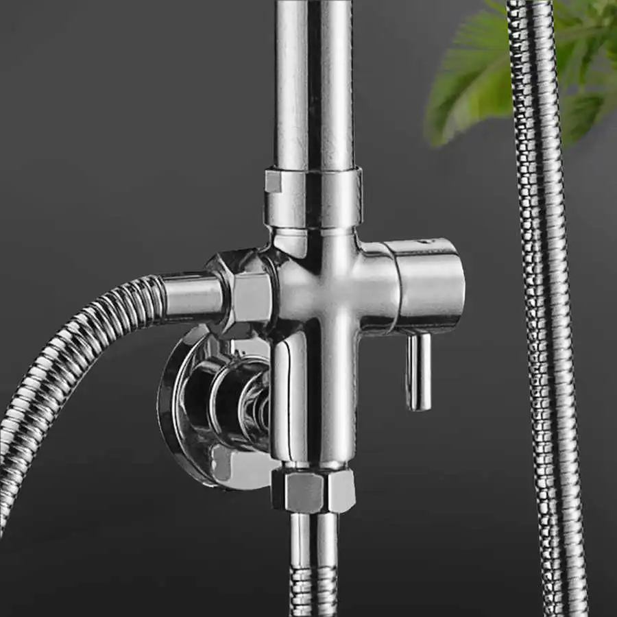 G1 / 2 Sprinkler di plastica per il controllo della temperatura di spruzzatura per salute della pelle Soffione doccia doccia per bambini e animali domestici spazzatrice per pulizia multi funzioni 