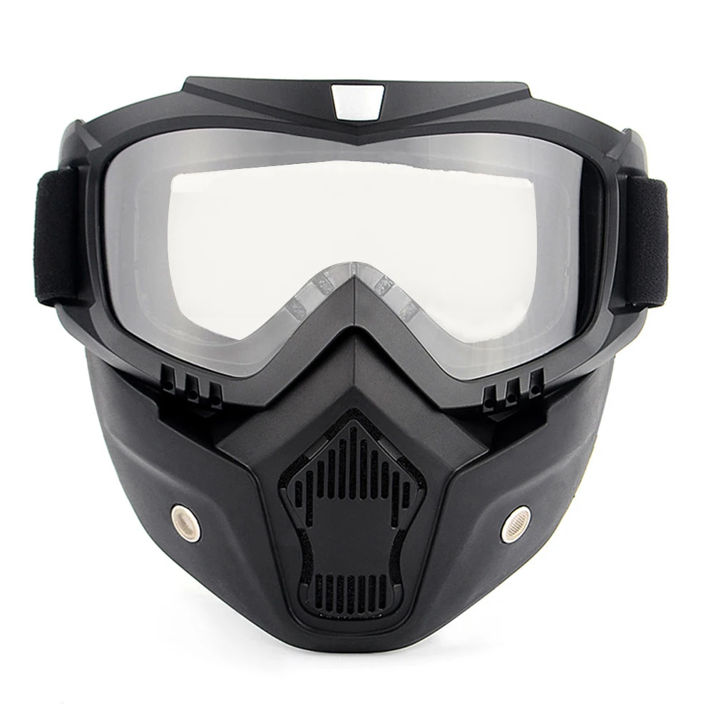 Type 3 Очки для мотоциклистов UVA400 защита зимние лыжные очки для катания на коньках спортивные очки съемная маска - Цвет: Type 3