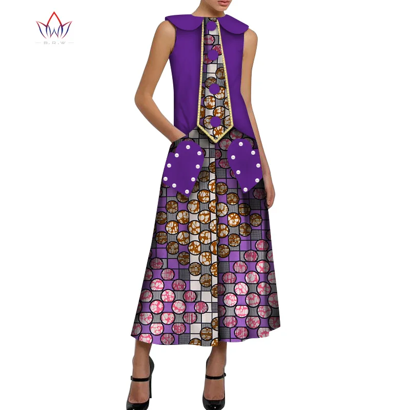 Африканские платья для женщин Dashiki жемчужное длинное Африканское восковое Платье с принтом Элегантное свадебное платье в африканском стиле WY5038