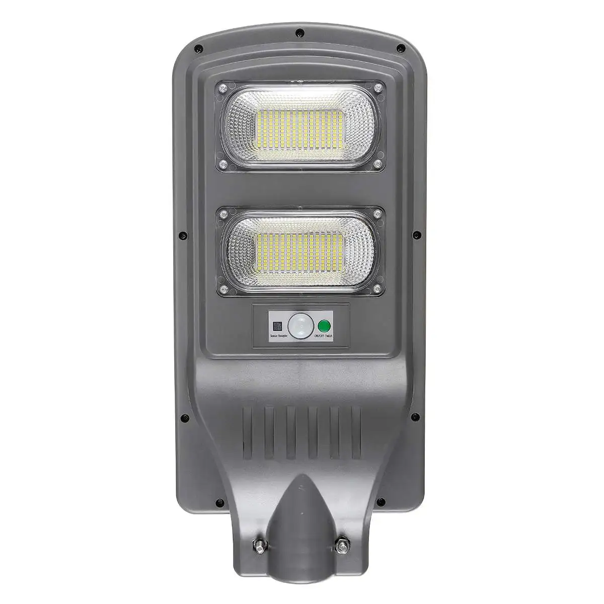 50 Вт 100 Вт 150 Вт серый светодиодный уличный светильник на солнечных батареях, уличный светильник для внутреннего двора, настенный светильник с датчиком движения