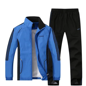 

Leisure sports training suit Winter Men's Long Sleeve Jacket Sports Pants L XL XXL 3XL 4XL 5XL