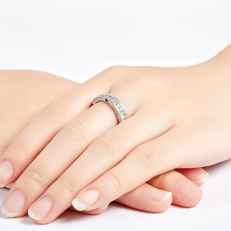 Гранат цитрин кольцо кольца из стерлингового серебра 925 для женщин драгоценные камни натуральный для драгоценное серебряное кольцо Moissanite CZ Кольцо с голубым топазом