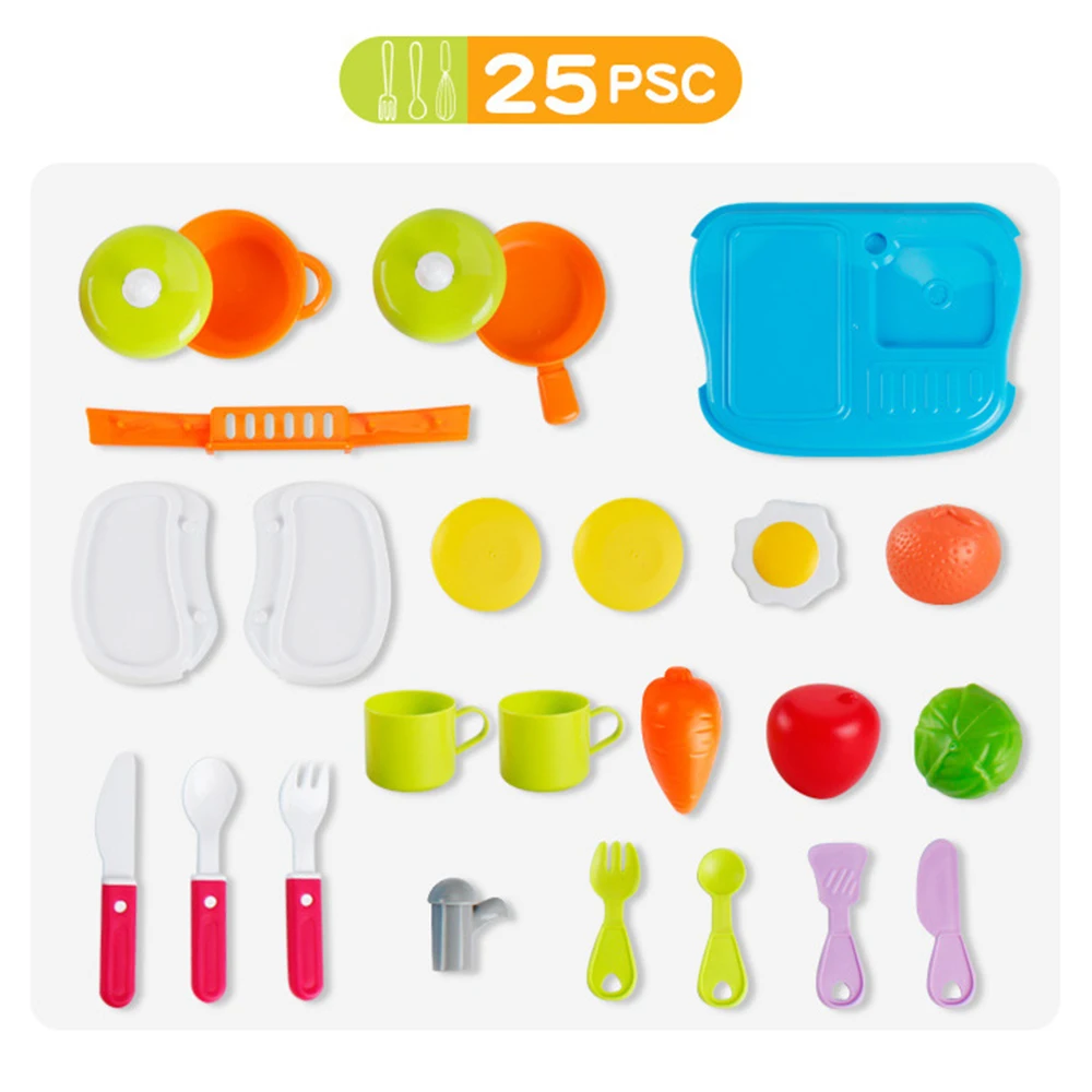 Suitcase Themed Tools Toy Kit Children Role-playing Career Toy Doctor Makeup Kitchen Toy Set with Carrying Case for Boy and Girl