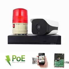 Камера для распознавания лица, розничная, противоугонная система для защиты от кражи, система предотвращения краж, POE камера, набор, 1 ТБ, жесткий диск, камера AI