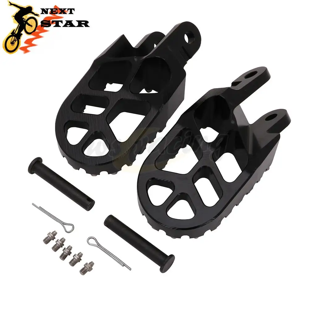 2020 Footrest Footpegs Foot Pedal Foot Pegs For Honda Kawasaki CR 80 85 CRF1000L CRF 1000 L 2016 2017 XR250 XR400 XR650 KLX KLR