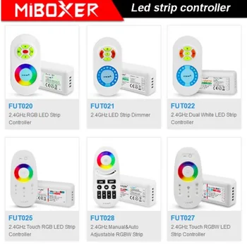 

New Miboxer 2.4G FUT020/FUT021/FUT022/FUT025/FUT027/FUT028 LED Strip Dimmer Touch Dual White/RGB/RGBW LED Strip Controller