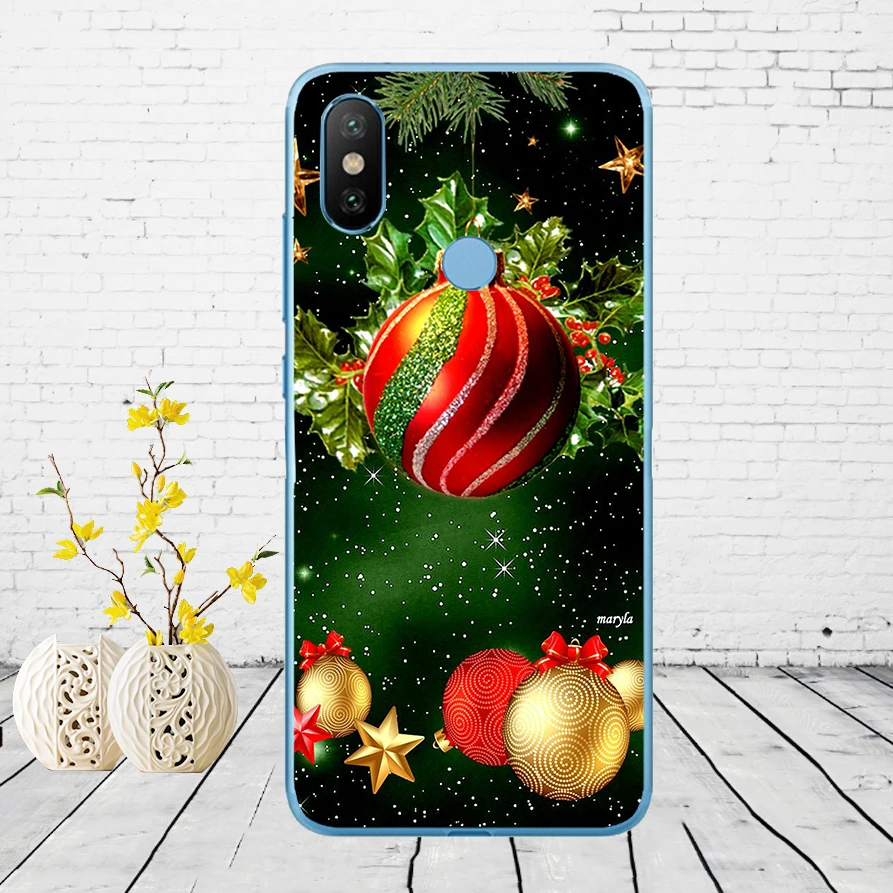 Мягкий силиконовый чехол 302DD Merry Christmas для Xiao mi Red mi 6 6a mi 8 a2 lite note 5 6 pro 7 Case