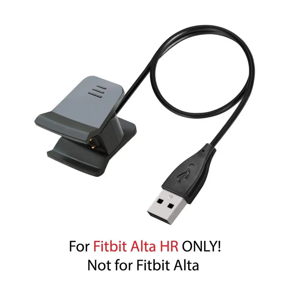 For Fitbit Alta Hr AWINER Зарядка для высококачественной замены usb зарядный кабель для умных часов Fitbit Alta HR зарядный шнур линии - Цвет: For Fitbit Alta Hr