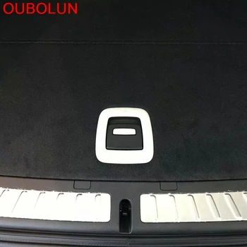 

OUBOLUN For BMW X3 G01 2018 2019 Rear Tail Trunk Handle Decoration Frame Moulding Styling Cover Trim Interior Accessories ABS