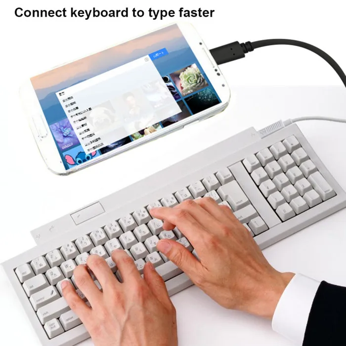 Кабель type-C OTG адаптер type-C штекер USB 3,0 A Женский OTG переходник Кабель для передачи данных 15 см GV99