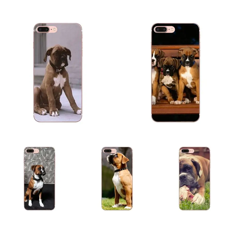 Мягкие защитные чехлы из ТПУ для Apple iPhone 4 4S 5 5C 5S SE 6 6S 7 8 Plus X XS Max XR Cool Boxer Dog |