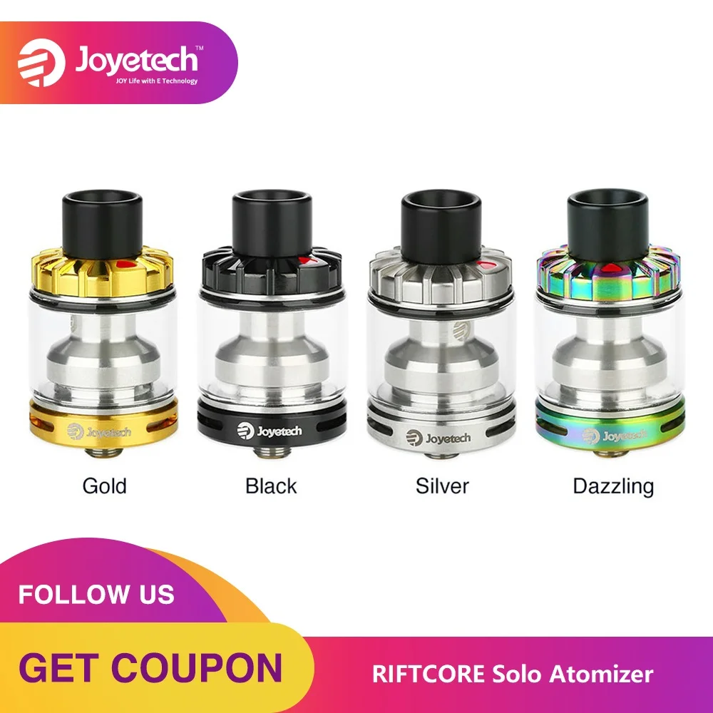 Оригинальный атомайзер Joyetech Riftcore Solo диаметр 26 0 мм без катушки с инновационным RFC