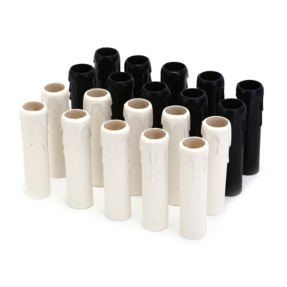 

10Pcs/Lot Chandelier Part Candle Tube Table Lamp Base Candle Lamp Holder Tube Candle Lamp Base Sleeve Candle Bulb Base Cover