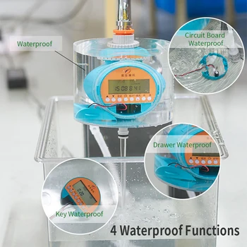 

Automatic LCD Display Watering Timer Watertight Electronic Home Garden Fully waterproof Timer For Garden Irrigation Controller