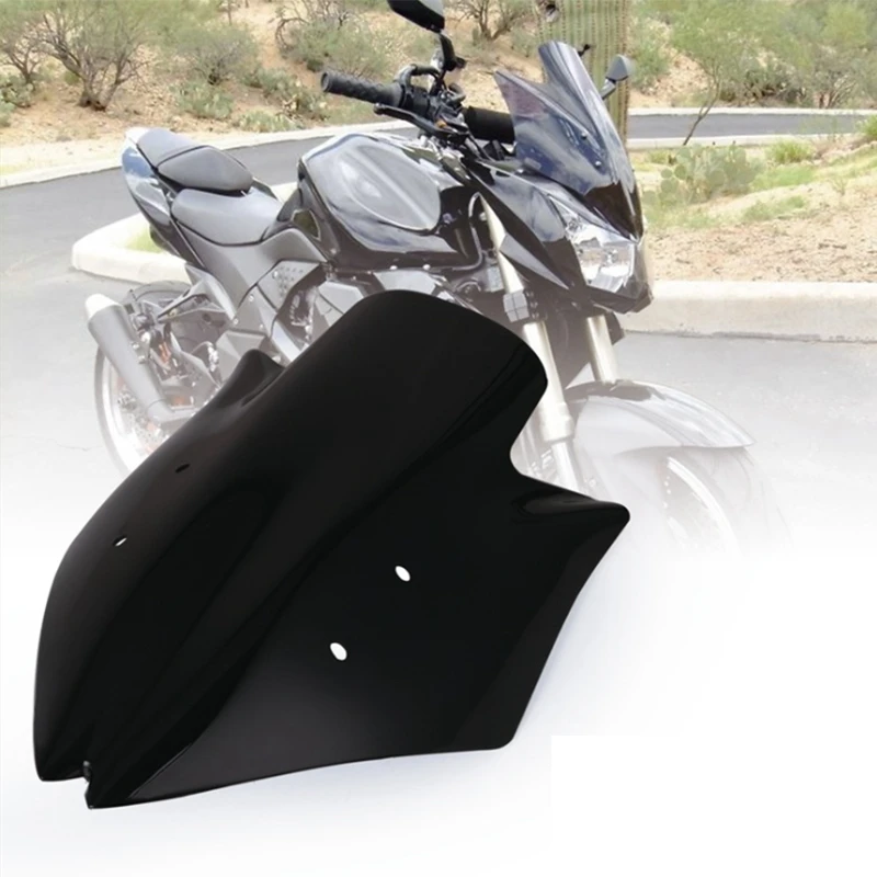 Черное Лобовое стекло мотоцикла для Kawasaki Z1000 2010-2013 10 11 12