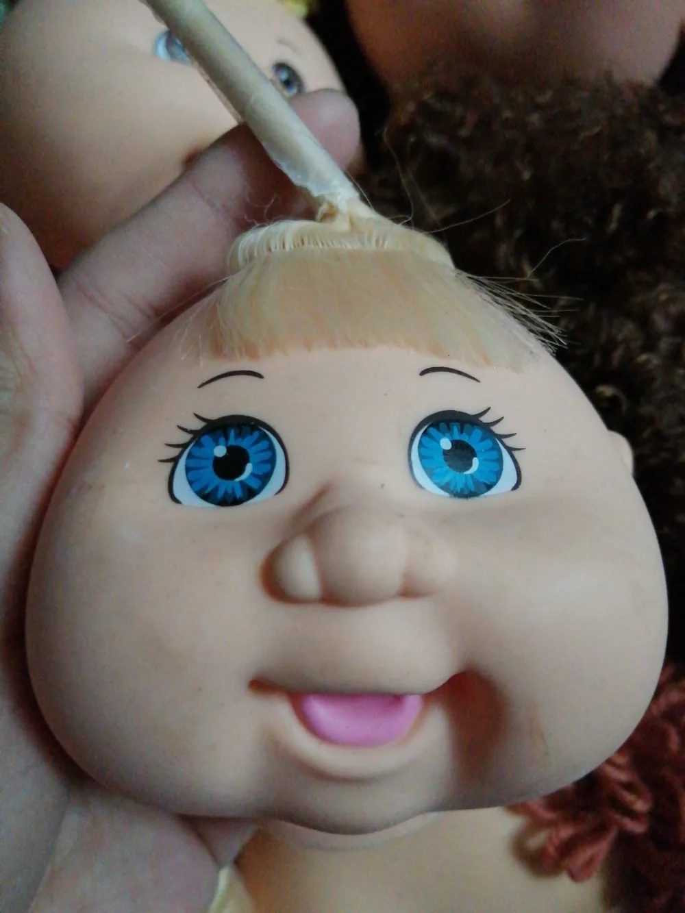 7 см Милая Капуста патч дети голова ребенка diy кукла отскакивает назад собирает подарки на день рождения для девочек