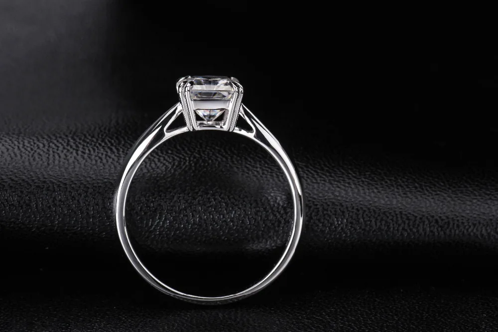 Starsgem супер белый EF 18K Тест Положительный VVS Moissanite индивидуальные обручальное кольцо высокого качества Moissanite кольцо для женщин