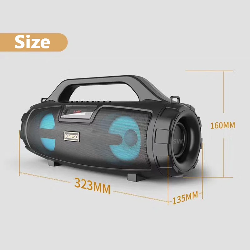 column Music center Portable Speaker Wireless Bluetooth Speakers 4Dstereo Soundbar Outdoor Sports Waterproof system caixa de som column Music center Portable Speaker Wireless Bluetooth Speakers 4Dstereo Soundbar Outdoor Sports Waterproof system caixa de som