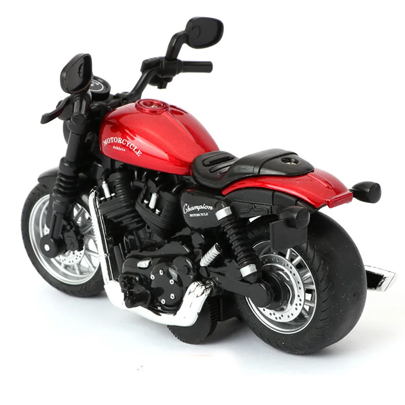 Модель мотоцикла Harley из 1:14 сплава, модель мотоцикла Harley, модель мотоцикла, Классический светильник, музыкальная игрушка