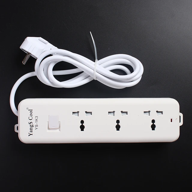 Norme universelle de Maison de Prise USB rallonge multiprise, 3 voies prise  De Bandes prise, 2M, 2500W, ROYAUME-UNI de L'UE Prise AMÉRICAINE -  AliExpress