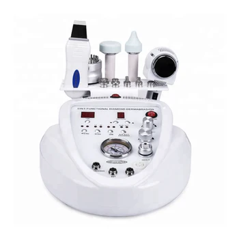 

Dropshipping 5 in 1 diamond dermabrasion machine micro current ultrasonic skin scrubber RF eye lifting device For Home Use