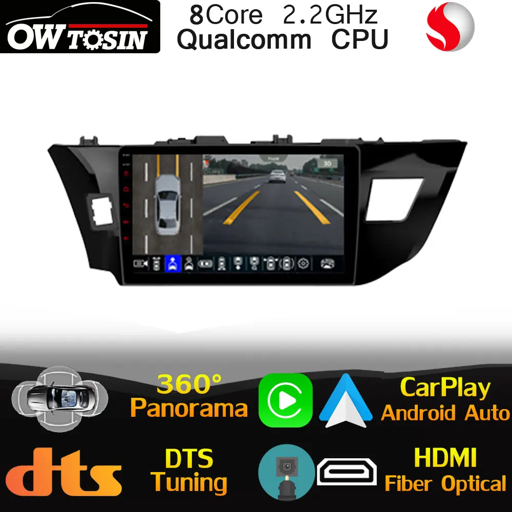 Процессор Qualcomm Android для Toyota Corolla Levin E170 E180 2013-2017 автомобильный мультимедийный