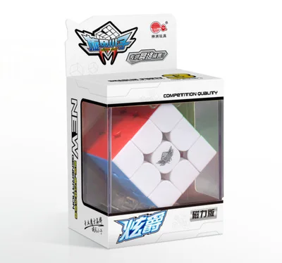 D FantiX Циклон мальчиков 3x3 магнитный куб Stickerless кубик рубика 3 на антистресс игрушка