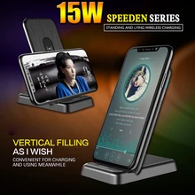 15 Вт Qi Быстрое беспроводное зарядное устройство для samsung Note 10 Plus S9 S8 Qi Быстрое беспроводное зарядное устройство для iPhone 11 Pro huawei P30 Pro