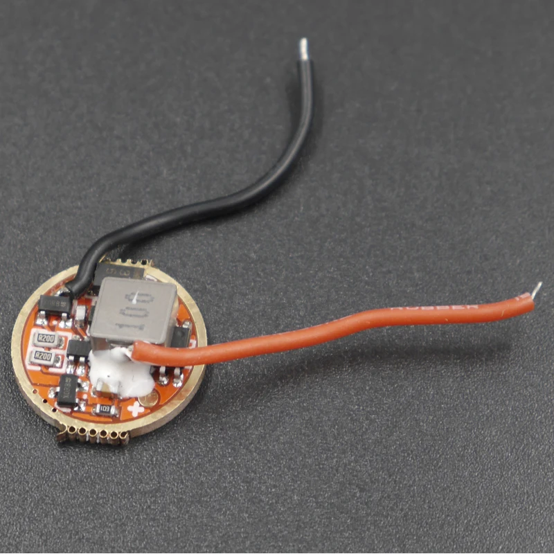 Светодиодный драйвер для фонарика 17 мм 3 7 в 8 4 CREE XM L2 V5/XP L HI 5 режимов a мА печатная
