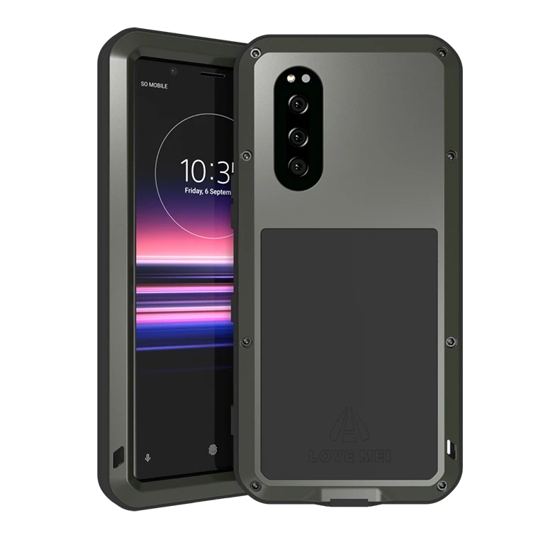 Водонепроницаемый защитный чехол для sony Xperia 5, чехол с защитой от ударов/пыли, водостойкий Чехол для sony Xperia 5, чехол с пленкой Gorilla glass