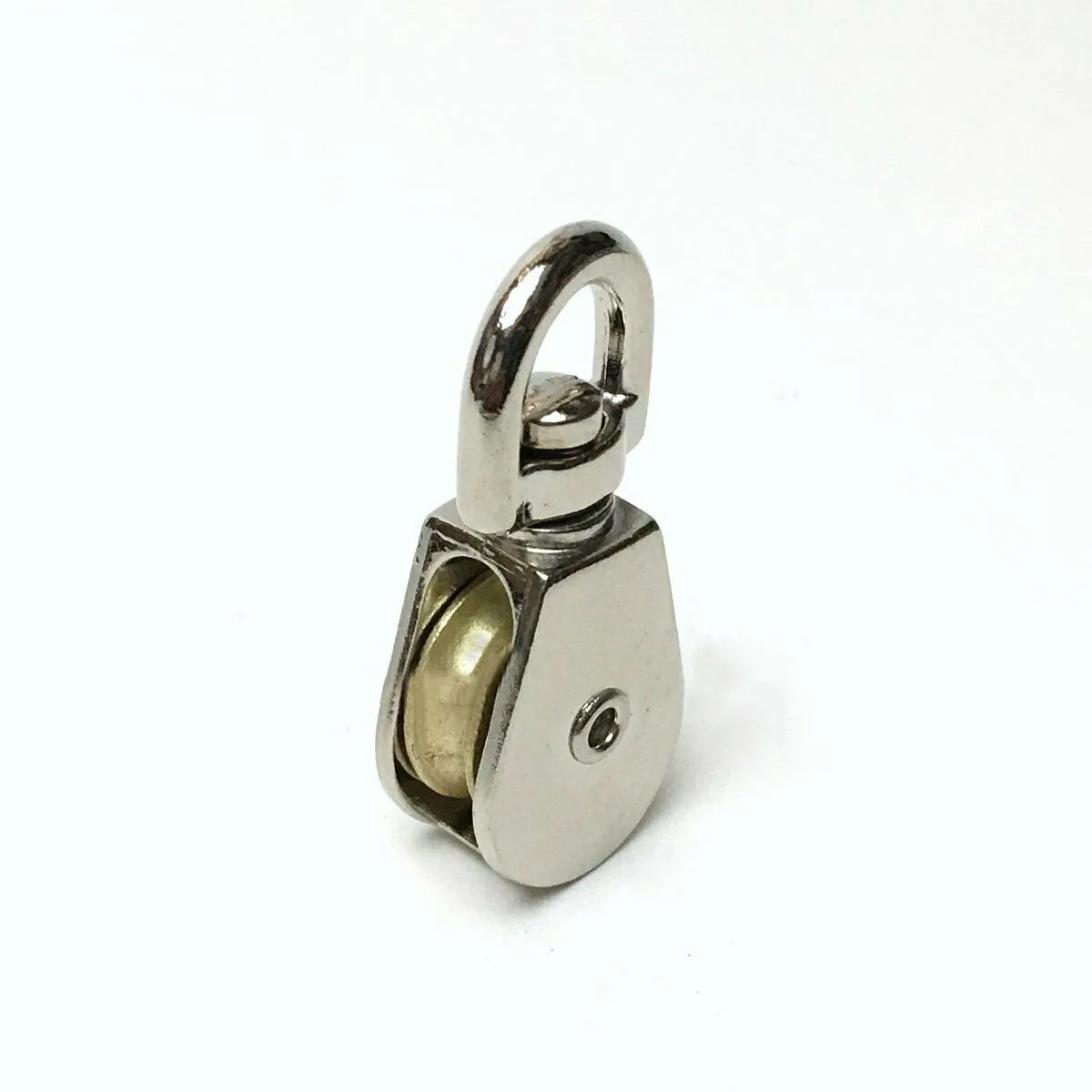 

1 Piece Single Wheel Pulley 20mm Sheave Swiveling Eye Rope Pull Block Lifting Hoist T65 Power Transmission Parts Pulley