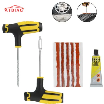 

Car Tire Repair Kit Auto Bike Car Tire Tyre Cement Tool Puncture Plug Practical Hand Tools for Car Truck