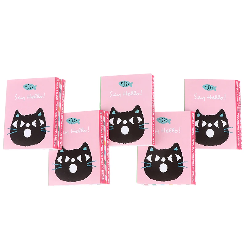 1 pc Four fold Sticker 180 Pages Sticker Mini Animal Sticky Notes Folding Memo Pad Gifts School Stationery Supplies