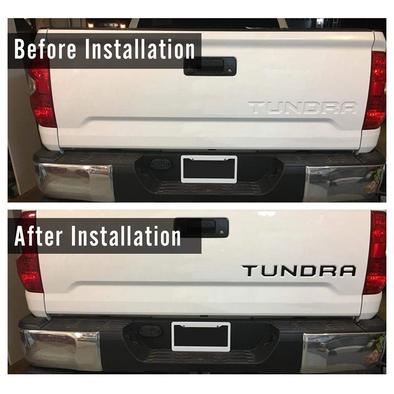 Специальные 3D задние ворота вставки 3D металлические буквы для Toyota-Tundra-(не наклейка