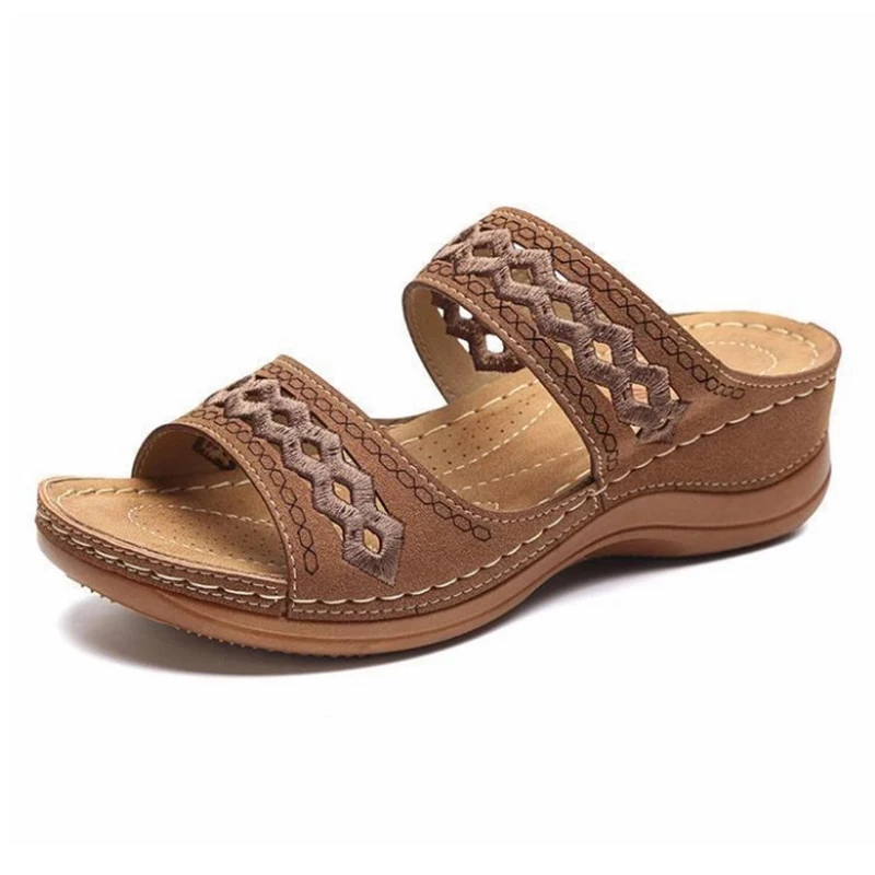 sandals women Summer Women Shoes Wedges Sandals Platform Casual Roman Women's Sandals Beach Shoes Soft Female Woman
