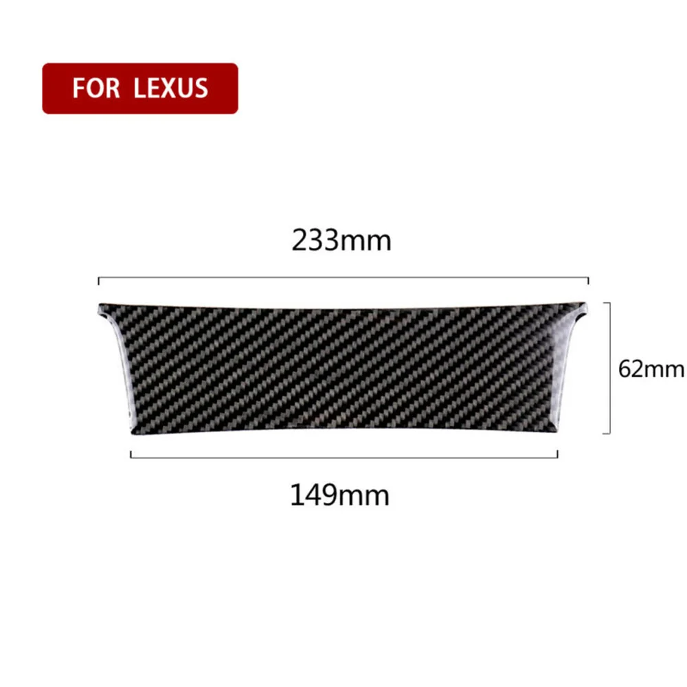 Для LEXUS IS250 IS350 14-18 из настоящего углеродного волокна внутренняя центральная консоль Отделка Рамы