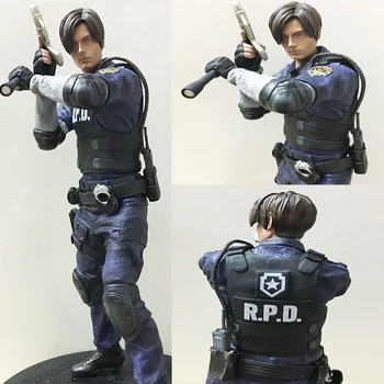 

32cm 13inch Game Character Leon Scott KennedyAction Figure Model Toy Doll Gift